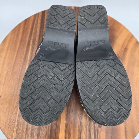 Dansko Shoes Women's 6.5 36 Multicolor Patent Leather Professional Work Clogs - Picture 7 of 7